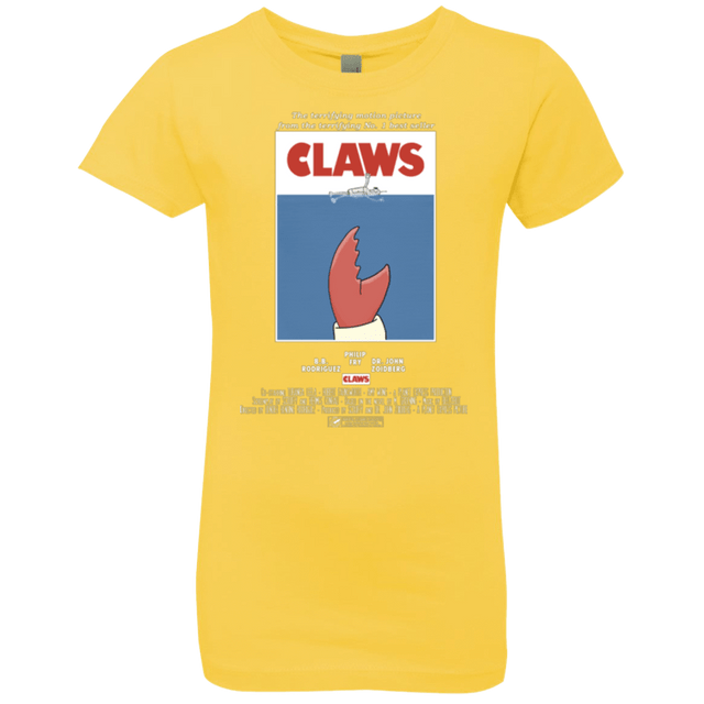 T-Shirts Vibrant Yellow / YXS Claws Movie Poster Girls Premium T-Shirt