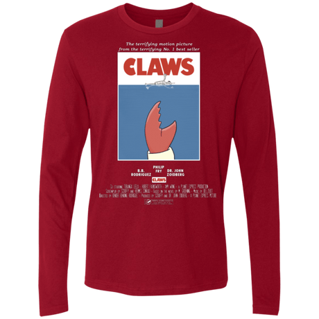 T-Shirts Cardinal / Small Claws Movie Poster Men's Premium Long Sleeve