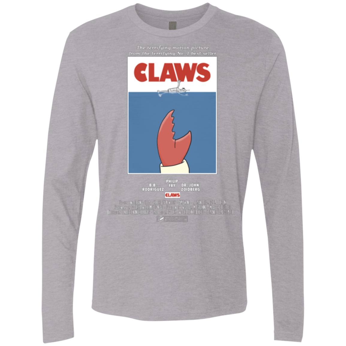 T-Shirts Heather Grey / Small Claws Movie Poster Men's Premium Long Sleeve