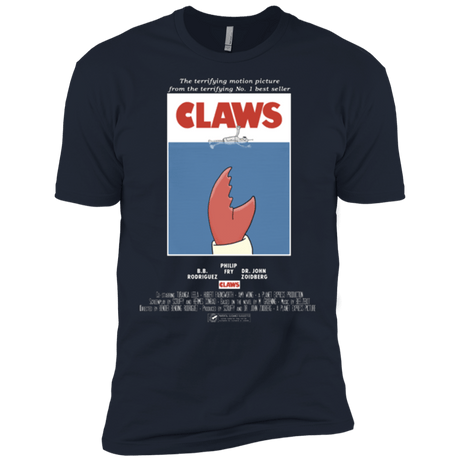T-Shirts Midnight Navy / X-Small Claws Movie Poster Men's Premium T-Shirt