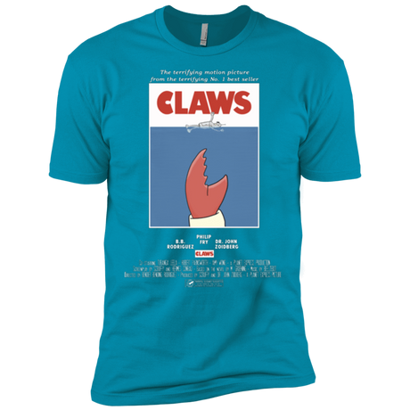 T-Shirts Turquoise / X-Small Claws Movie Poster Men's Premium T-Shirt