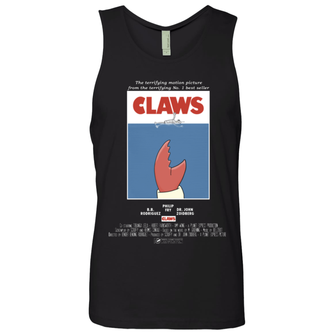 T-Shirts Black / Small Claws Movie Poster Men's Premium Tank Top