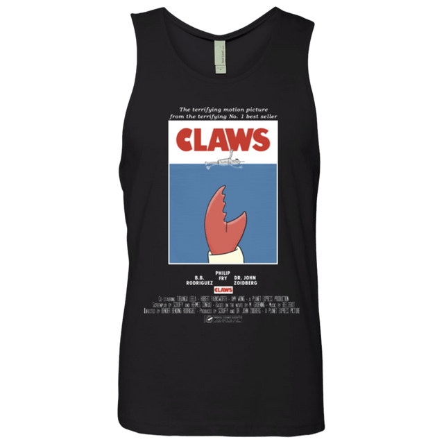 T-Shirts Black / Small Claws Movie Poster Men's Premium Tank Top