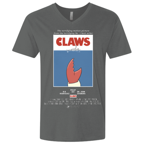 T-Shirts Heavy Metal / X-Small Claws Movie Poster Men's Premium V-Neck