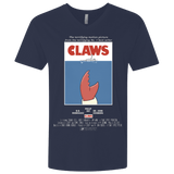 T-Shirts Midnight Navy / X-Small Claws Movie Poster Men's Premium V-Neck