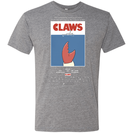 T-Shirts Premium Heather / Small Claws Movie Poster Men's Triblend T-Shirt