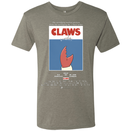 T-Shirts Venetian Grey / Small Claws Movie Poster Men's Triblend T-Shirt