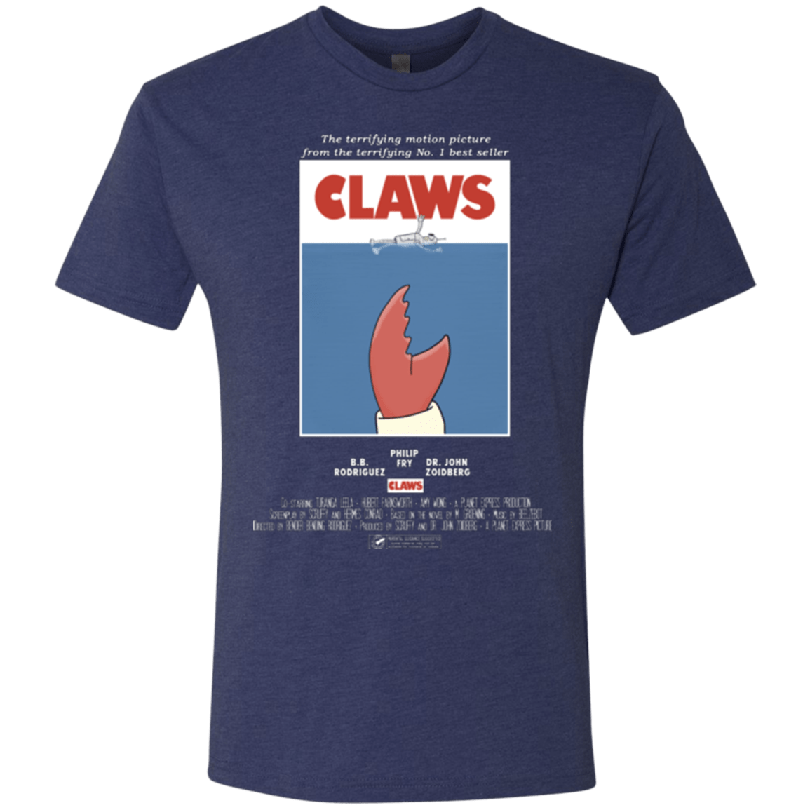 T-Shirts Vintage Navy / Small Claws Movie Poster Men's Triblend T-Shirt