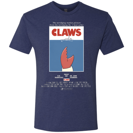 T-Shirts Vintage Navy / Small Claws Movie Poster Men's Triblend T-Shirt