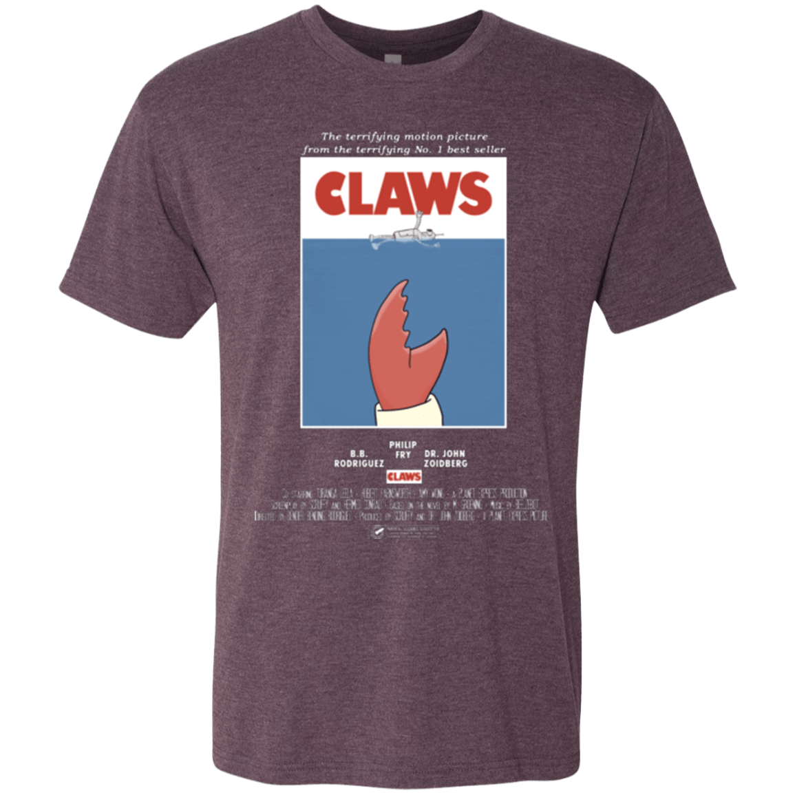 T-Shirts Vintage Purple / Small Claws Movie Poster Men's Triblend T-Shirt