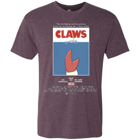 T-Shirts Vintage Purple / Small Claws Movie Poster Men's Triblend T-Shirt