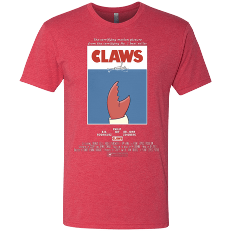 T-Shirts Vintage Red / Small Claws Movie Poster Men's Triblend T-Shirt