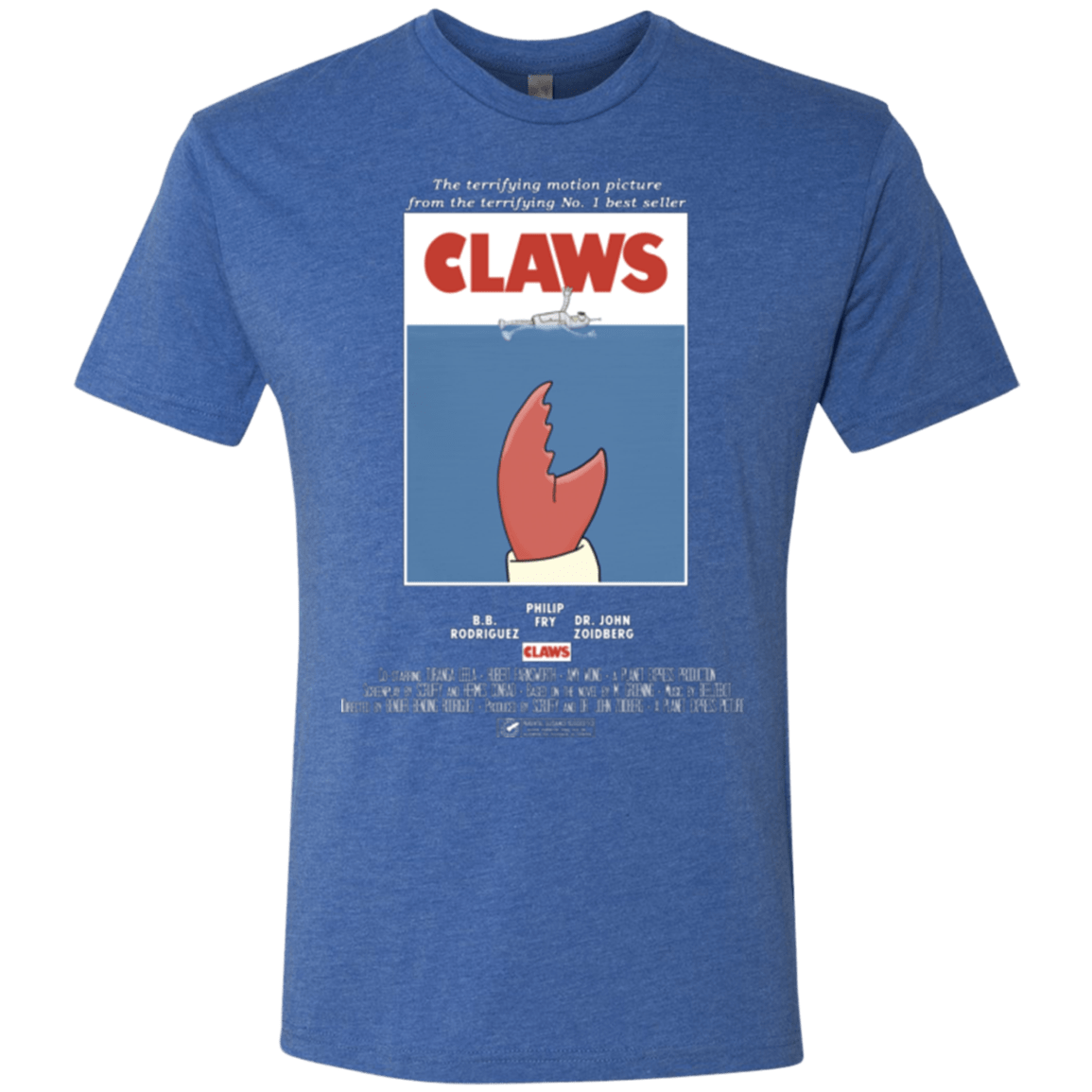 T-Shirts Vintage Royal / Small Claws Movie Poster Men's Triblend T-Shirt