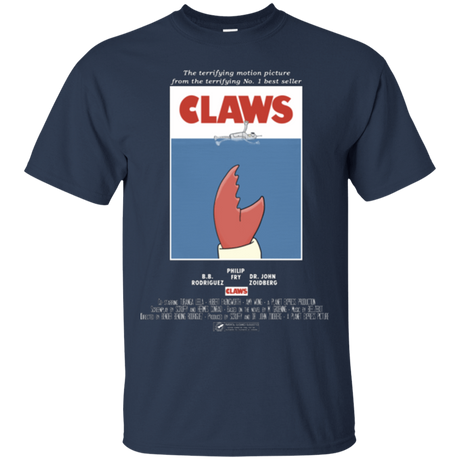T-Shirts Navy / Small Claws Movie Poster T-Shirt