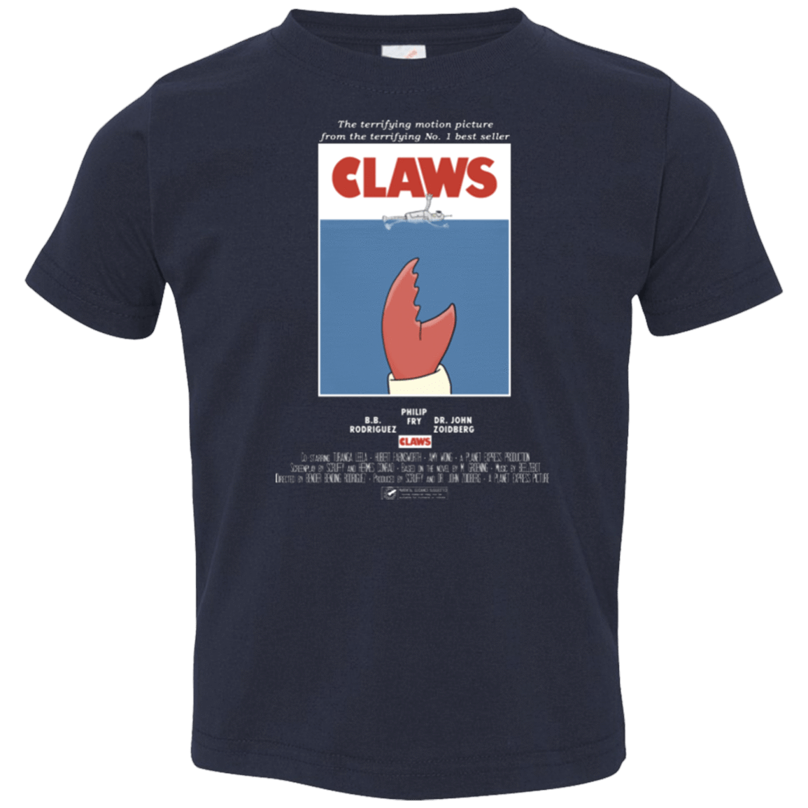 T-Shirts Navy / 2T Claws Movie Poster Toddler Premium T-Shirt