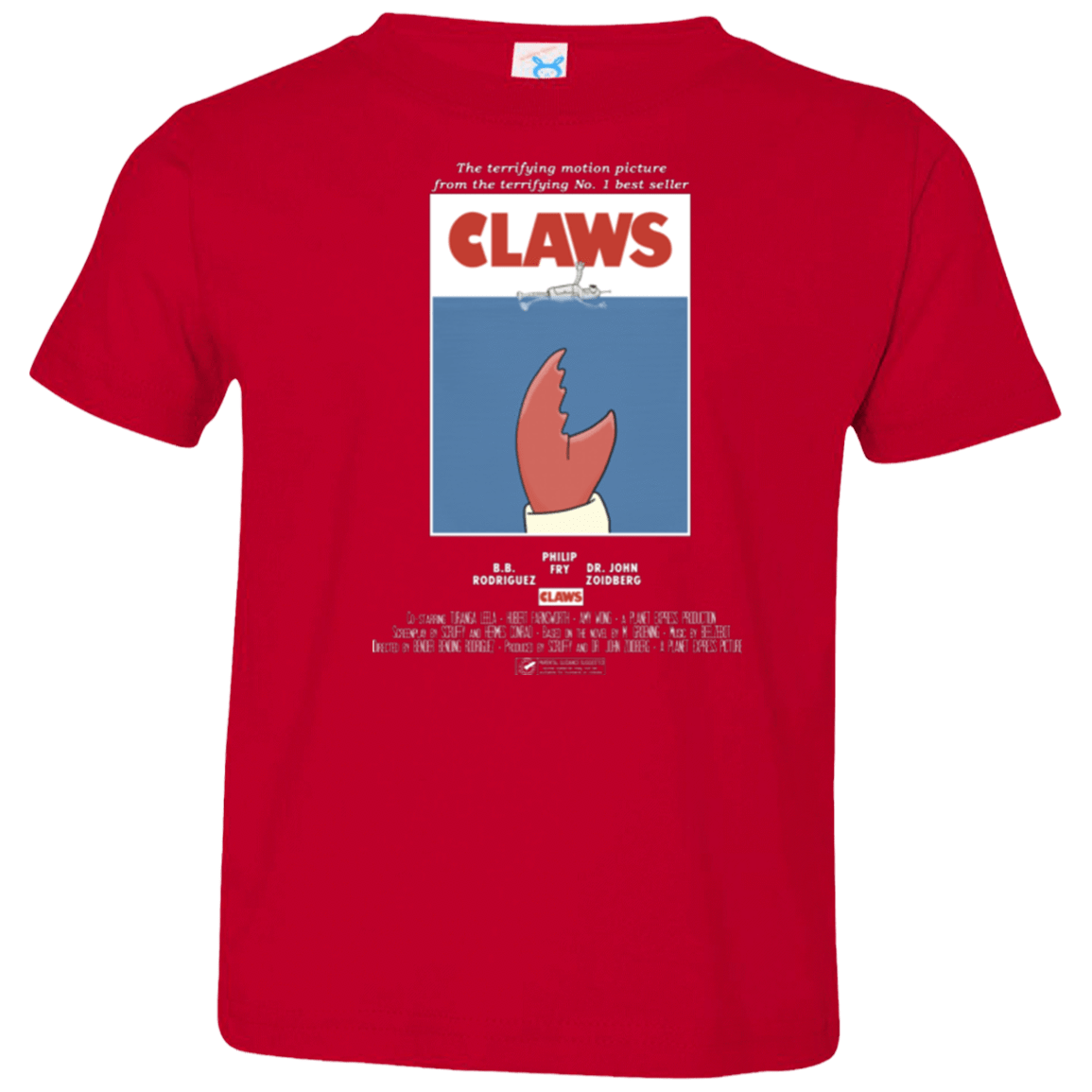 T-Shirts Red / 2T Claws Movie Poster Toddler Premium T-Shirt