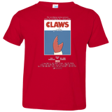 T-Shirts Red / 2T Claws Movie Poster Toddler Premium T-Shirt
