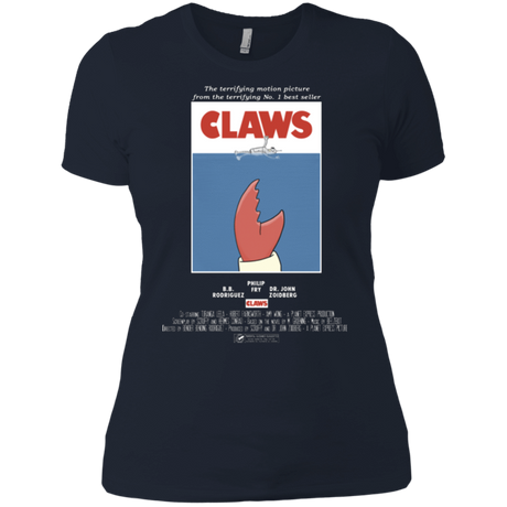 T-Shirts Midnight Navy / X-Small Claws Movie Poster Women's Premium T-Shirt