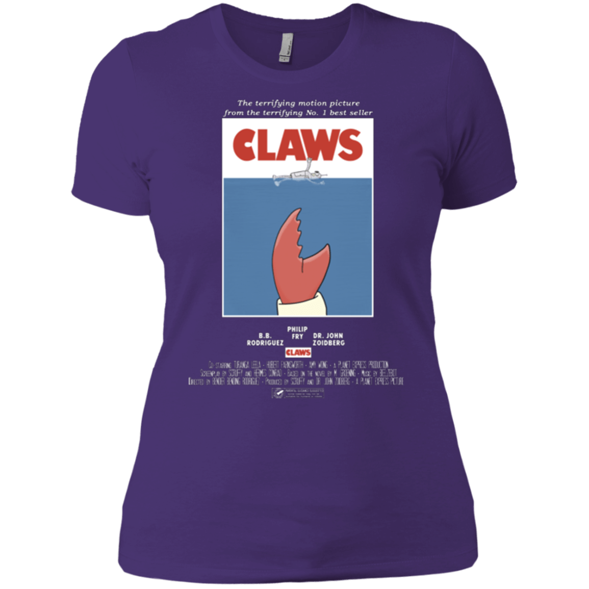 T-Shirts Purple / X-Small Claws Movie Poster Women's Premium T-Shirt