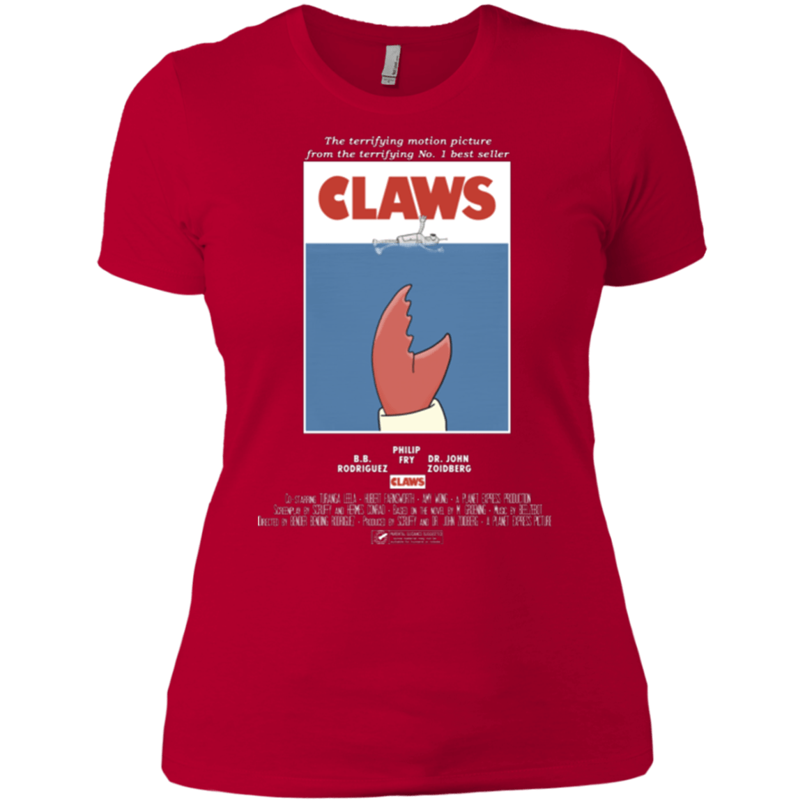 T-Shirts Red / X-Small Claws Movie Poster Women's Premium T-Shirt