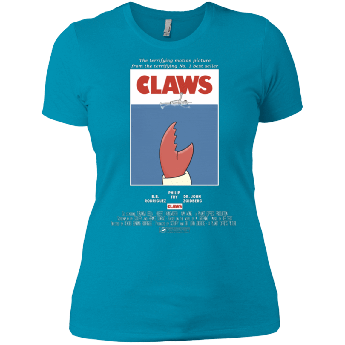 T-Shirts Turquoise / X-Small Claws Movie Poster Women's Premium T-Shirt