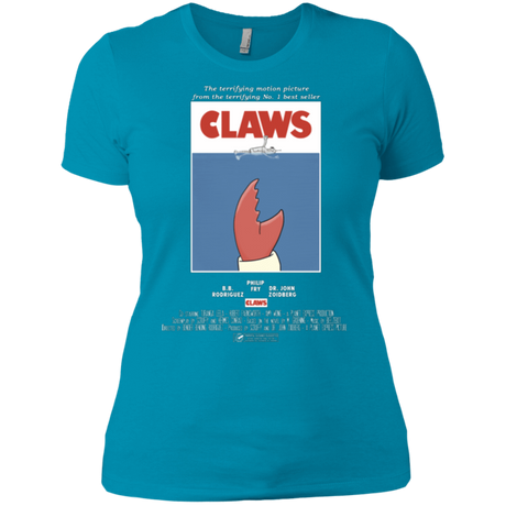 T-Shirts Turquoise / X-Small Claws Movie Poster Women's Premium T-Shirt
