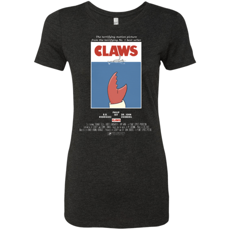 T-Shirts Vintage Black / Small Claws Movie Poster Women's Triblend T-Shirt