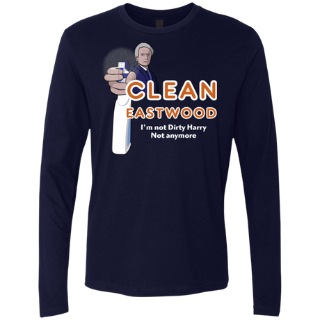 T-Shirts Midnight Navy / Small Clean Eastwood Men's Premium Long Sleeve