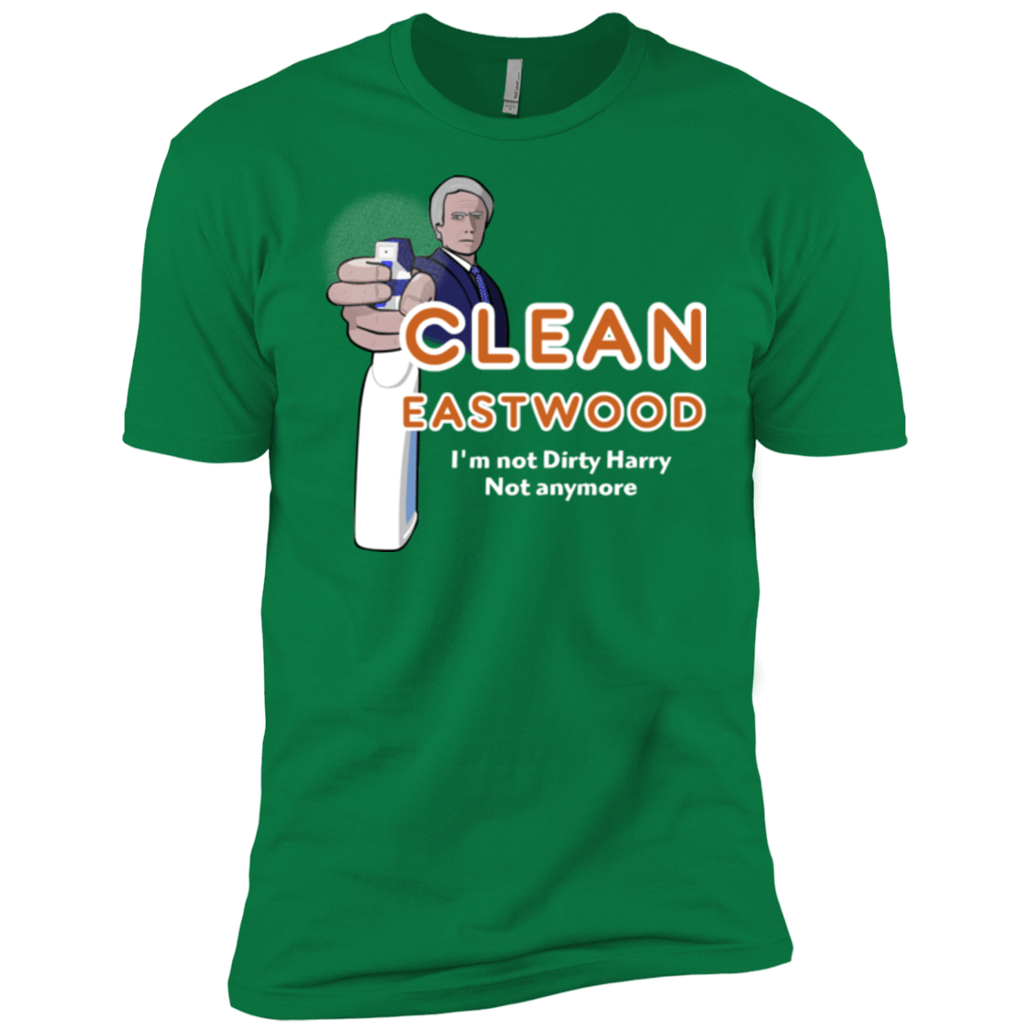 T-Shirts Kelly Green / X-Small Clean Eastwood Men's Premium T-Shirt