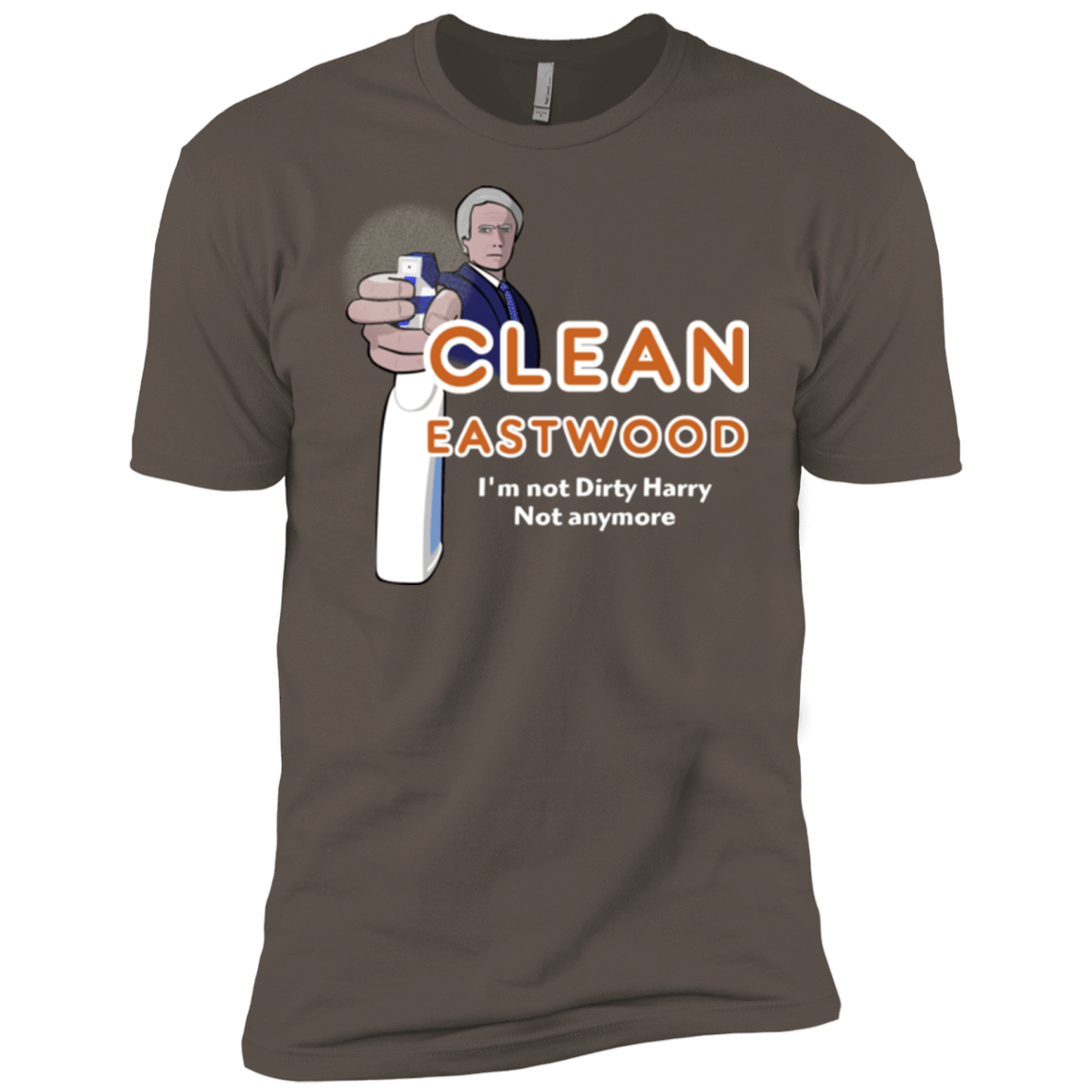 T-Shirts Warm Grey / X-Small Clean Eastwood Men's Premium T-Shirt