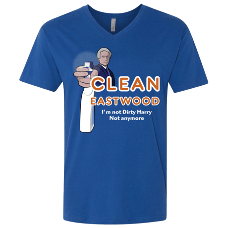 T-Shirts Royal / X-Small Clean Eastwood Men's Premium V-Neck