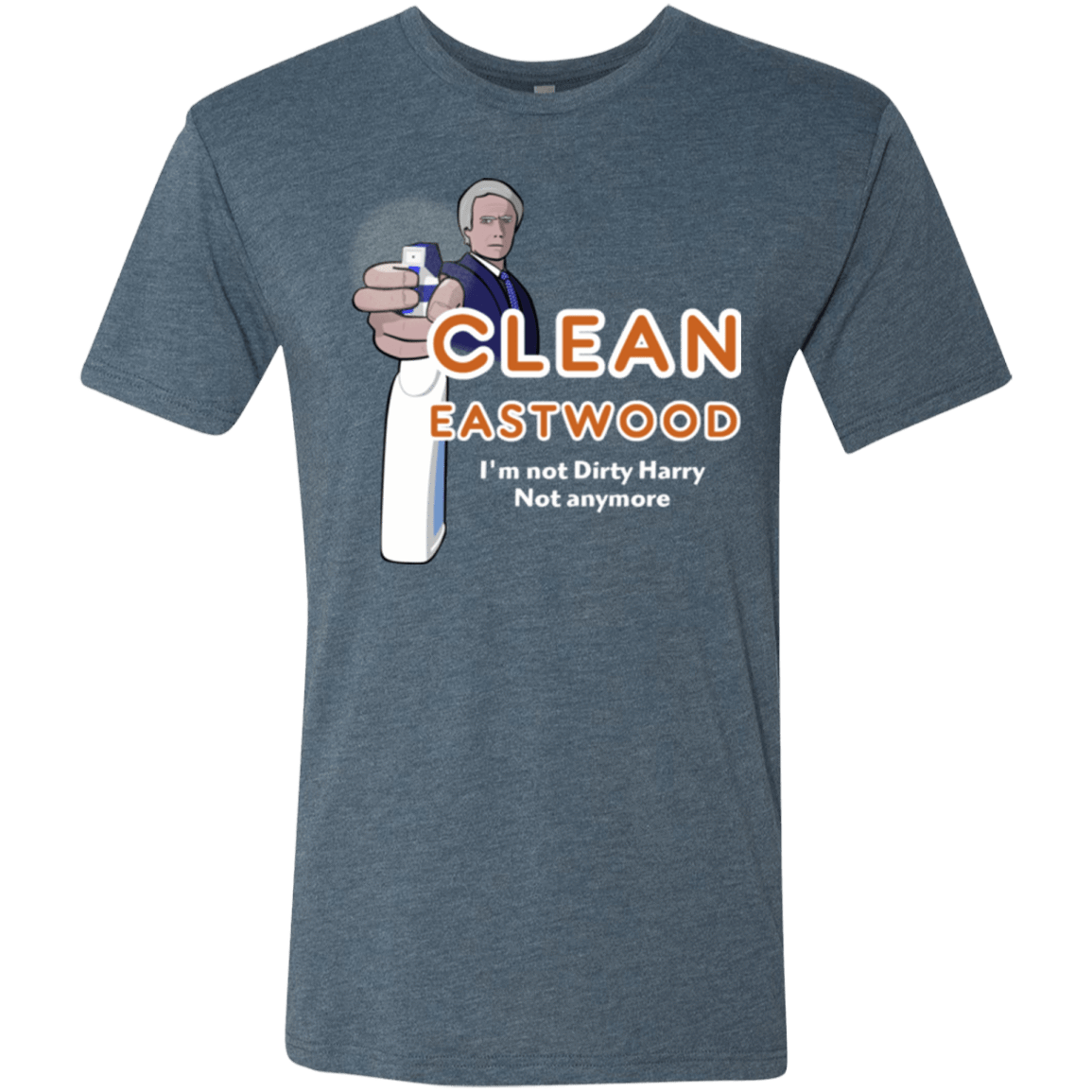 T-Shirts Indigo / Small Clean Eastwood Men's Triblend T-Shirt