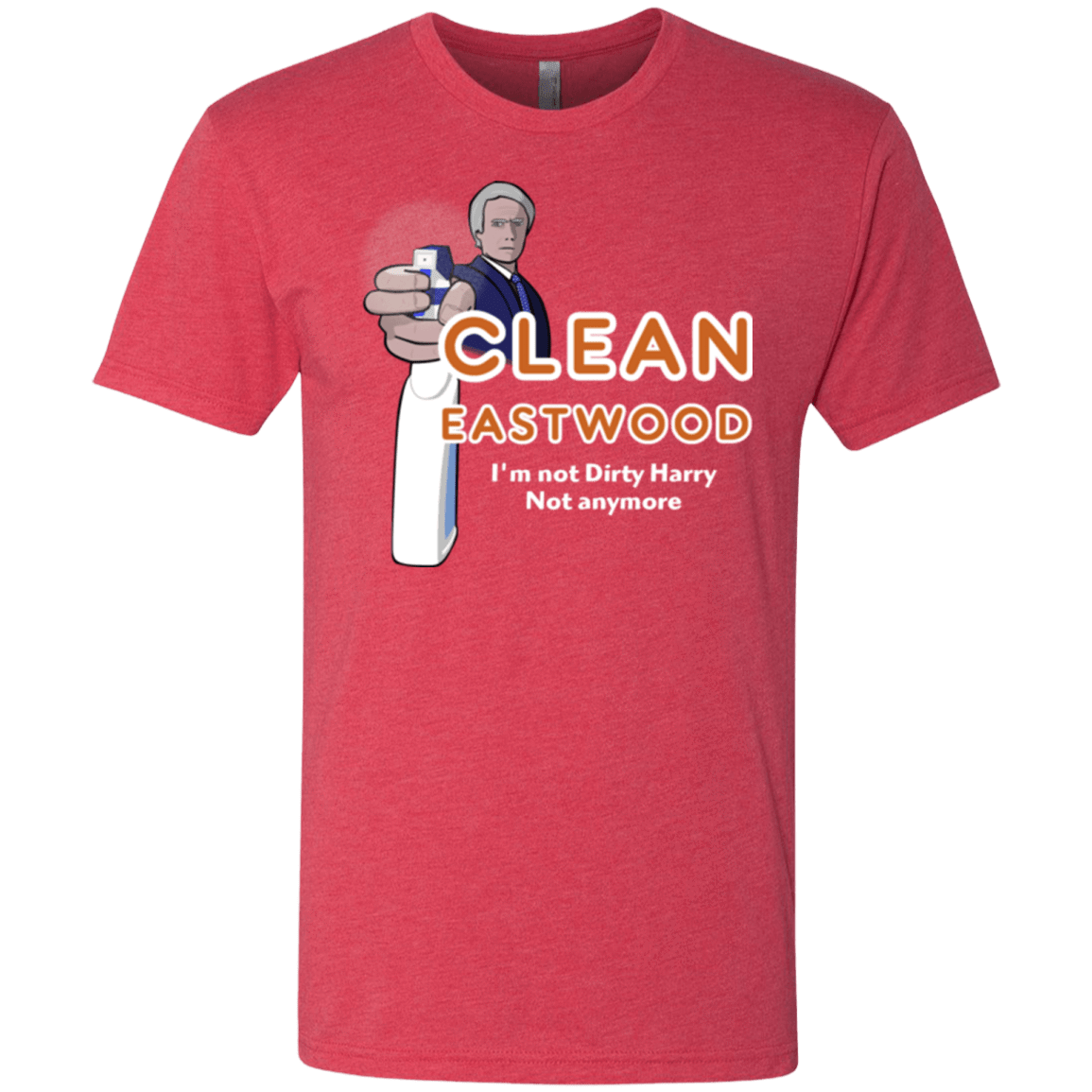 T-Shirts Vintage Red / Small Clean Eastwood Men's Triblend T-Shirt