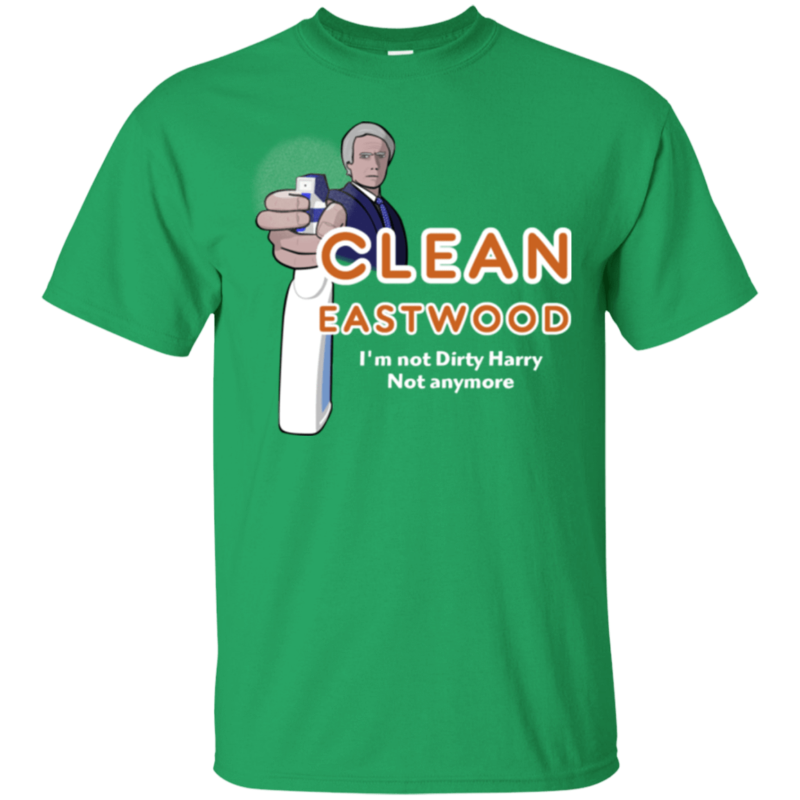 T-Shirts Irish Green / Small Clean Eastwood T-Shirt