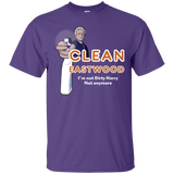 T-Shirts Purple / Small Clean Eastwood T-Shirt