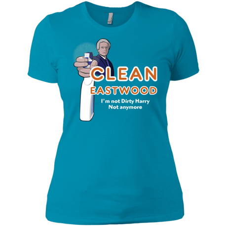 T-Shirts Turquoise / X-Small Clean Eastwood Women's Premium T-Shirt