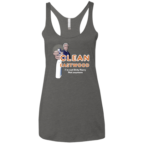 T-Shirts Premium Heather / X-Small Clean Eastwood Women's Triblend Racerback Tank