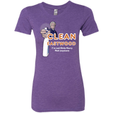 T-Shirts Purple Rush / Small Clean Eastwood Women's Triblend T-Shirt