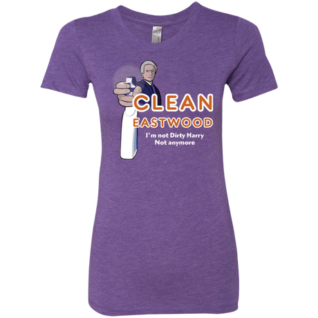 T-Shirts Purple Rush / Small Clean Eastwood Women's Triblend T-Shirt