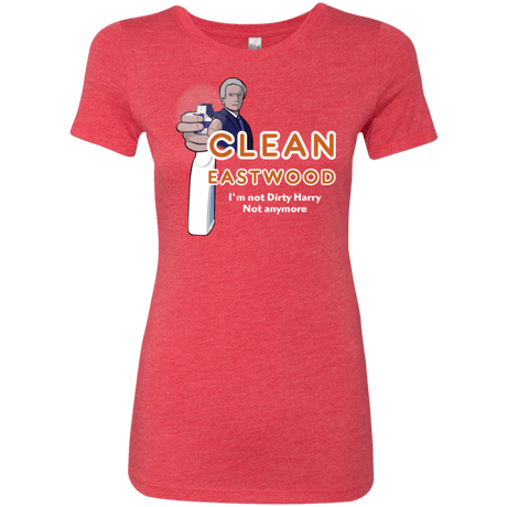 T-Shirts Vintage Red / Small Clean Eastwood Women's Triblend T-Shirt