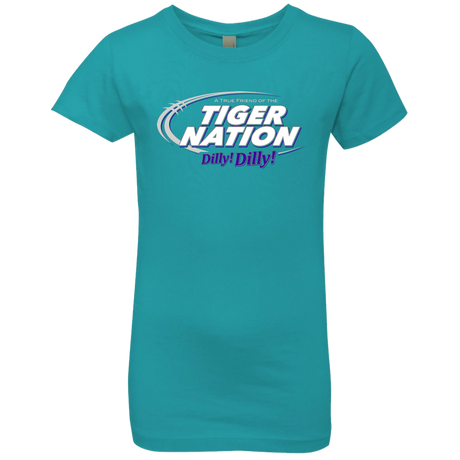 T-Shirts Tahiti Blue / YXS Clemson Dilly Dilly Girls Premium T-Shirt
