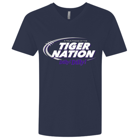 T-Shirts Midnight Navy / X-Small Clemson Dilly Dilly Men's Premium V-Neck