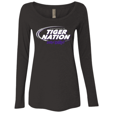 T-Shirts Vintage Black / Small Clemson Dilly Dilly Women's Triblend Long Sleeve Shirt