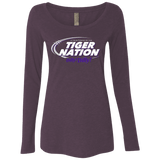 T-Shirts Vintage Purple / Small Clemson Dilly Dilly Women's Triblend Long Sleeve Shirt