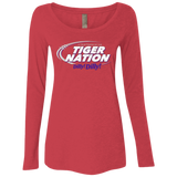 T-Shirts Vintage Red / Small Clemson Dilly Dilly Women's Triblend Long Sleeve Shirt