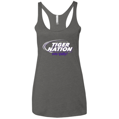 T-Shirts Premium Heather / X-Small Clemson Dilly Dilly Women's Triblend Racerback Tank