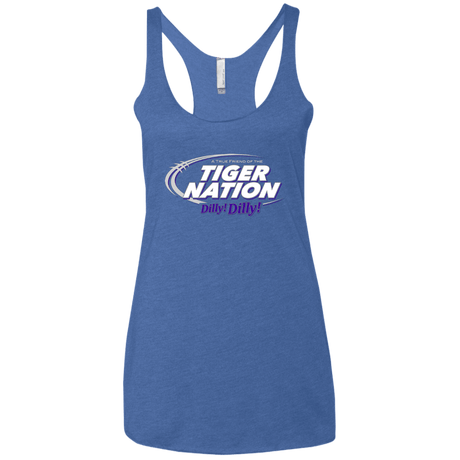 T-Shirts Vintage Royal / X-Small Clemson Dilly Dilly Women's Triblend Racerback Tank