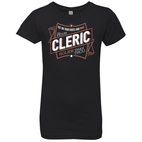 T-Shirts Black / YXS Cleric Girls Premium T-Shirt