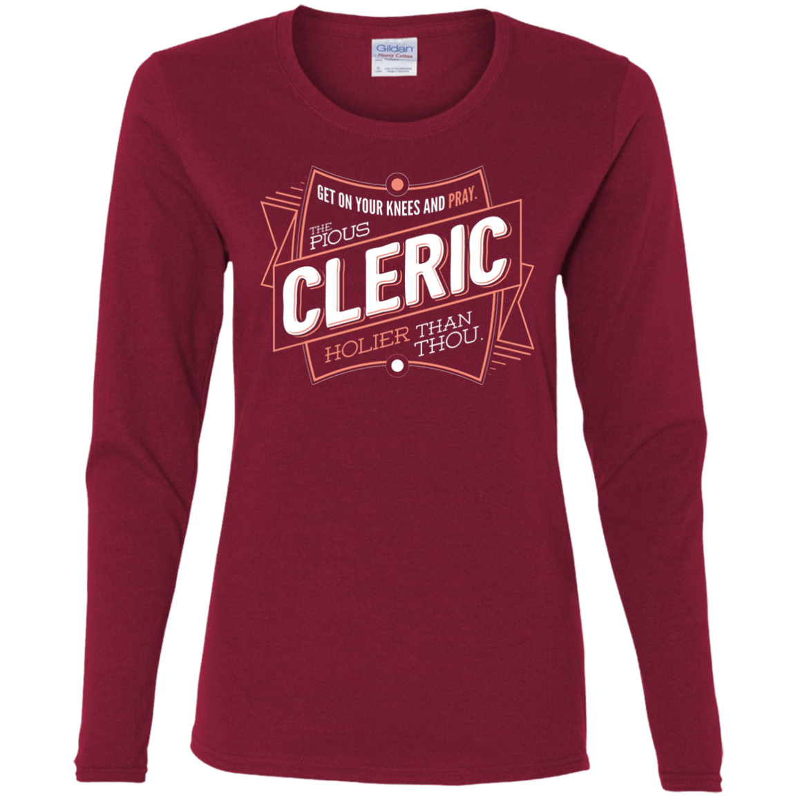 T-Shirts Cardinal / S Cleric Women's Long Sleeve T-Shirt