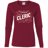 T-Shirts Cardinal / S Cleric Women's Long Sleeve T-Shirt